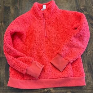 Athleta girl zip up Sherpa size 7/small